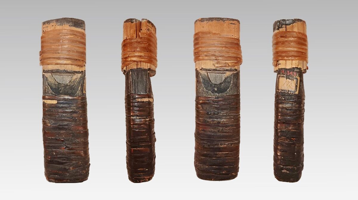 Double Stopped Whistle, Wood, Native American (Northwest Coast)