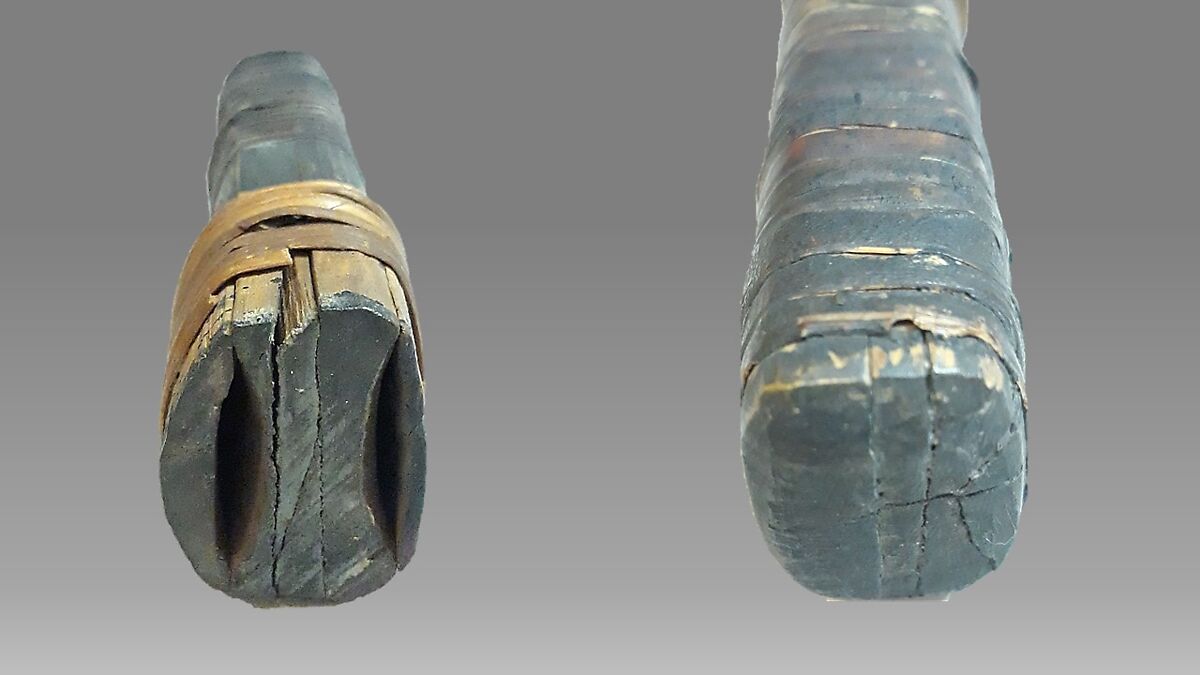 Double Stopped Whistle, Wood, Native American (Northwest Coast)