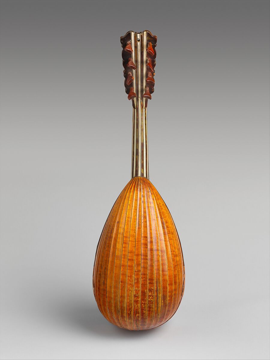 Mandolin, Attributed to Vincentius Vinaccia (Italian, Naples active 1769–1795 Naples), Spruce, maple, tortoiseshell, mother-of-pearl, ivory, Italian