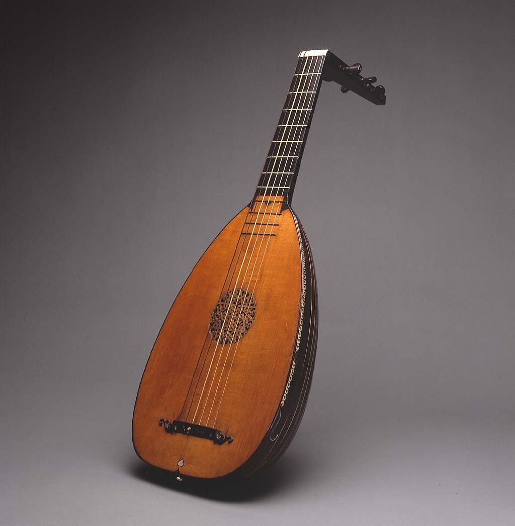 Lute, Sixtus Rauchwolff (German, Augsburg 1556?–after 1629), Rosewood, ivory, wood, ebony, German 