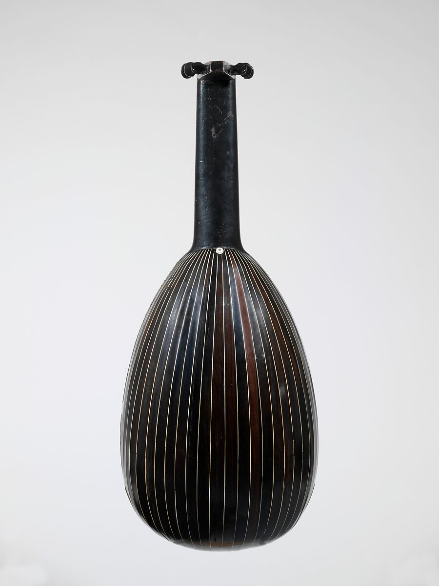 Lute, Sixtus Rauchwolff (German, Augsburg 1556?–after 1629), Rosewood, ivory, wood, ebony, German