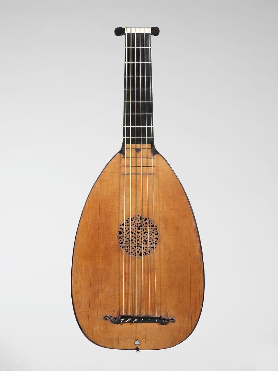 Lute, Sixtus Rauchwolff (German, Augsburg 1556?–after 1629), Rosewood, ivory, wood, ebony, German