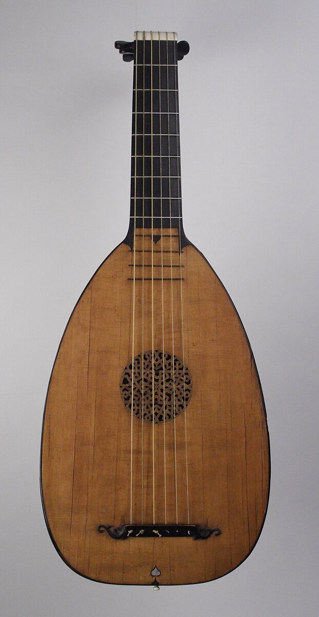 Lute, Sixtus Rauchwolff (German, Augsburg 1556?–after 1629), Rosewood, ivory, wood, ebony, German