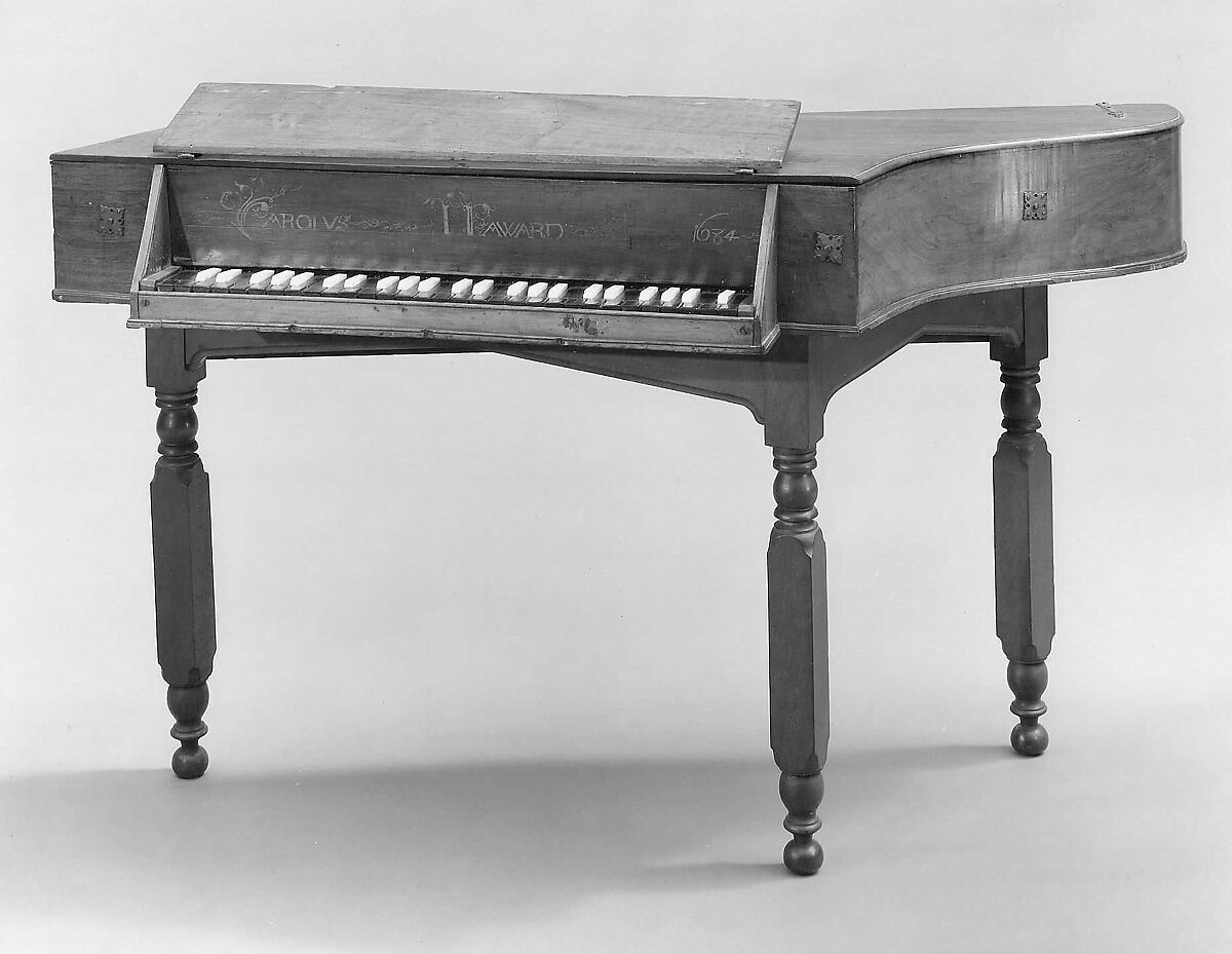 Bentside Spinet, Charles Haward (British, London active ca. 1660–89), Wood and various materials, British 