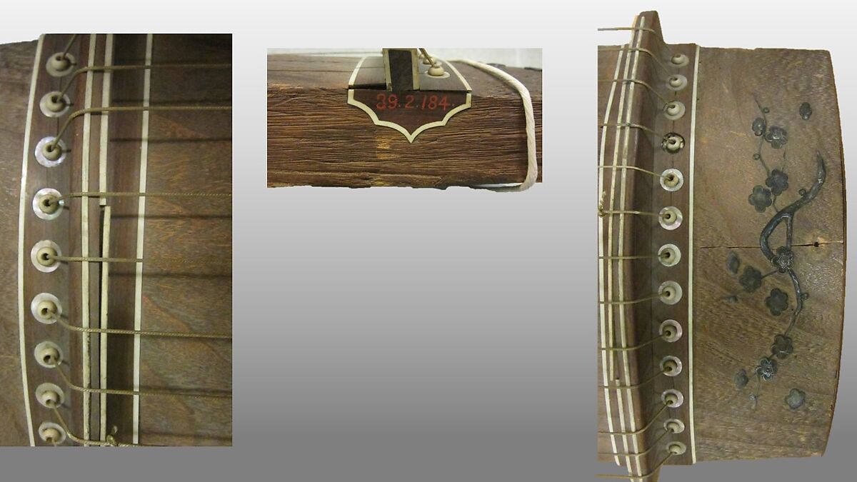 Koto (箏), Wood, ivory, metal, silk, Japanese