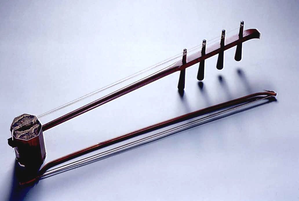 Sihu (四胡 ), Redwood, snakeskin, bamboo, horsehair, Chinese