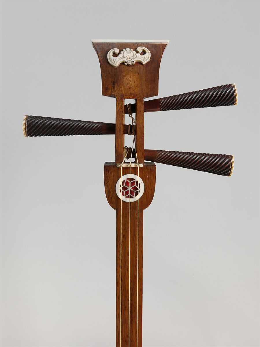 Sanxian (三弦 ), Wood, various materials, Chinese