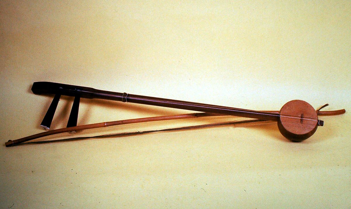 Tiqin, Coconut, wood, bamboo, silk, horsehair, Chinese