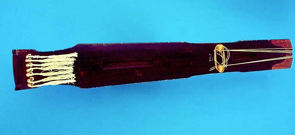 Guqin (古琴 ), Wood, horn, silk, mother-of-pearl, Chinese