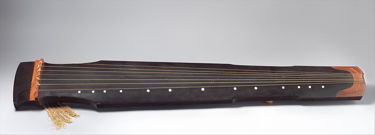 Guqin (古琴 ), Wood, horn, silk, mother-of-pearl, Chinese 