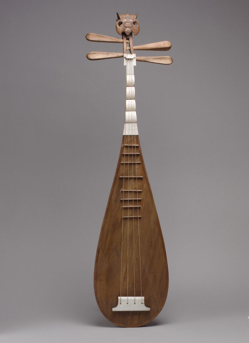 An 8th century Chinese (Pipa) musical instrument was the