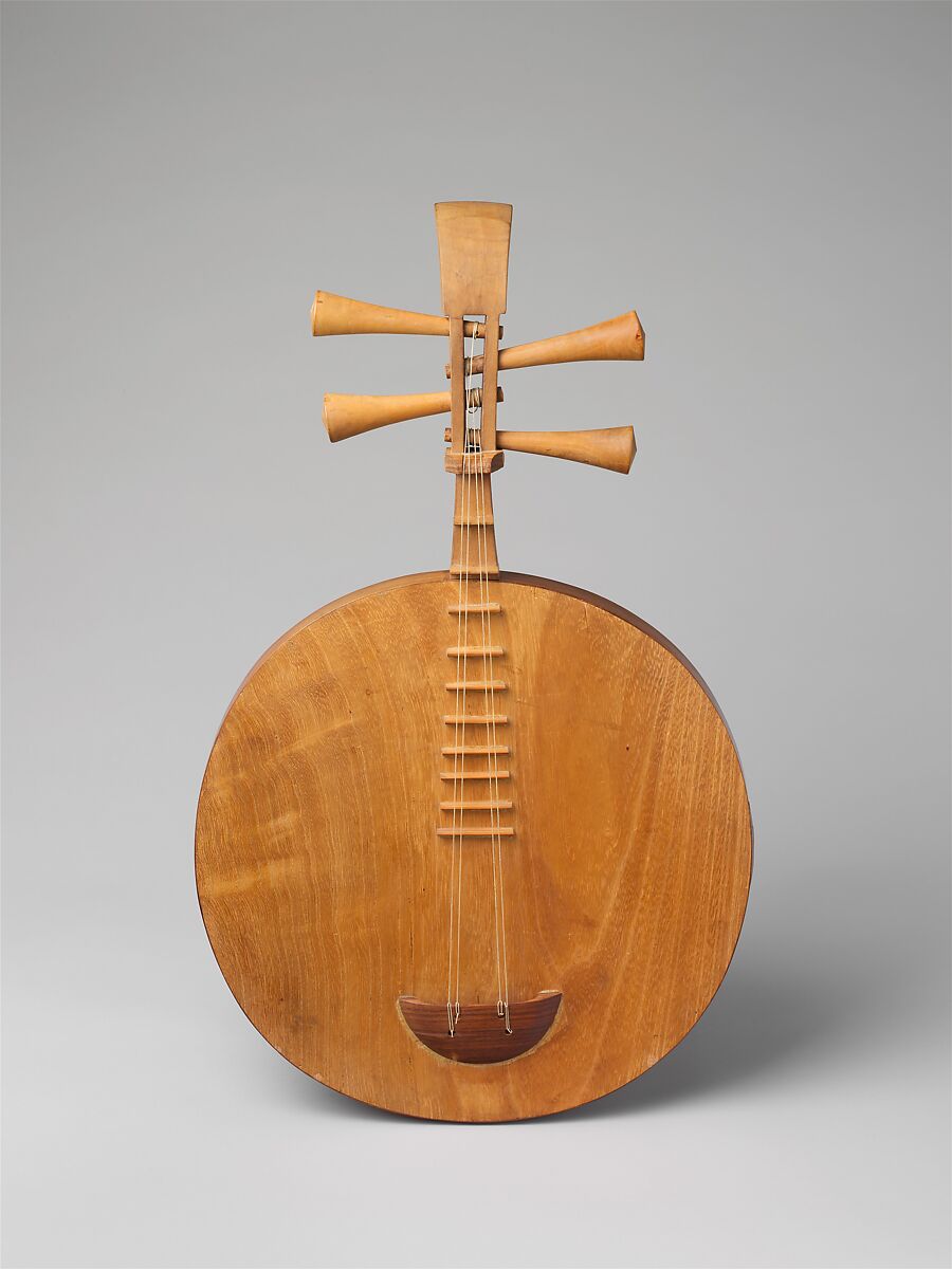 Yueqin (月琴), Rosewood, wu-tong (paulownia) wood, and gut, Chinese