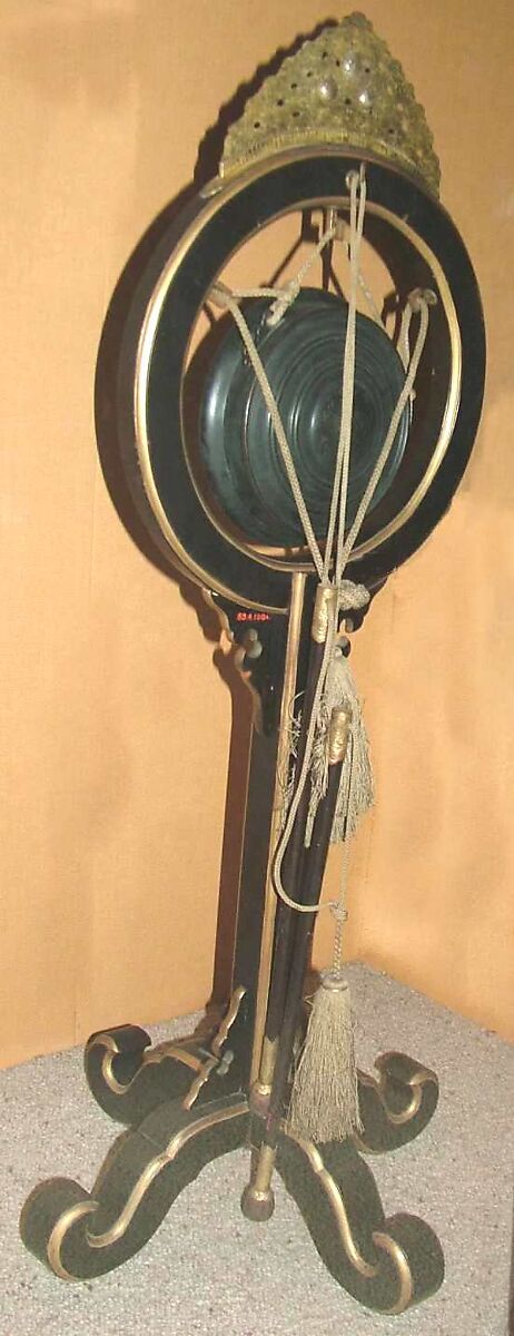 Shōko (鉦鼓), Wood, metal, Japanese