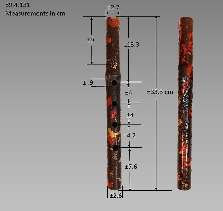 Hitoyogiri  (一節切), Bamboo, lacquer, Japanese