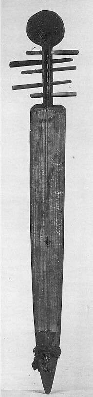 Tonkari (トンコリ), Wood, Japanese (Ainu)