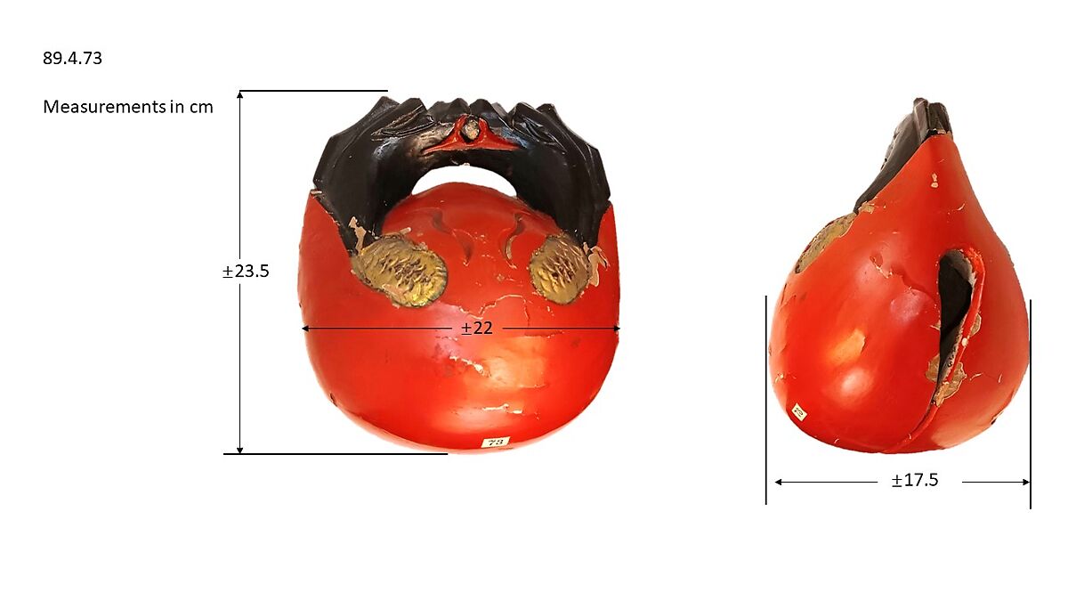 Mokugyo, Wood, lacquer, polychrome, Japanese