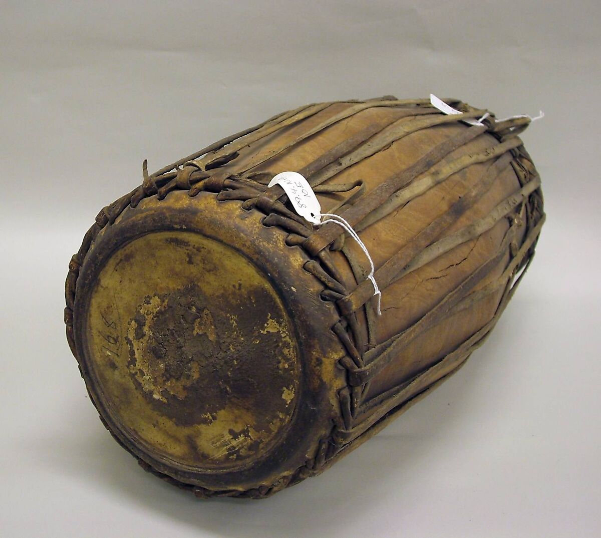 Pakhavaj, Wood, skin, Indian (north)