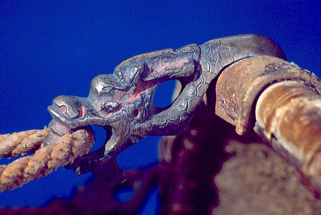 Changgo (장구 ), Wood, hide, rope, metal, Korean