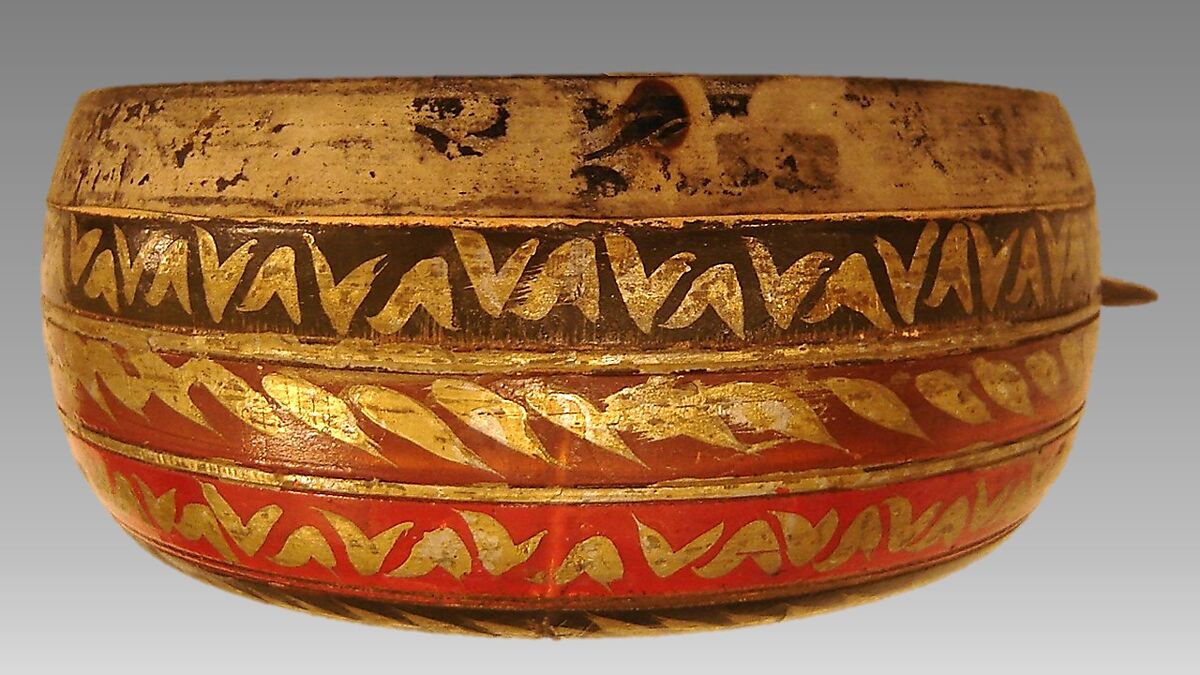 Khanjari, Metal, wood, skin, Indian