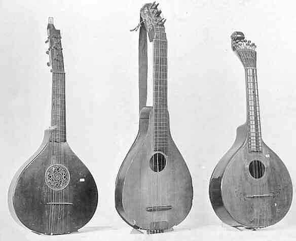 Cittern, Wood and various materials, German