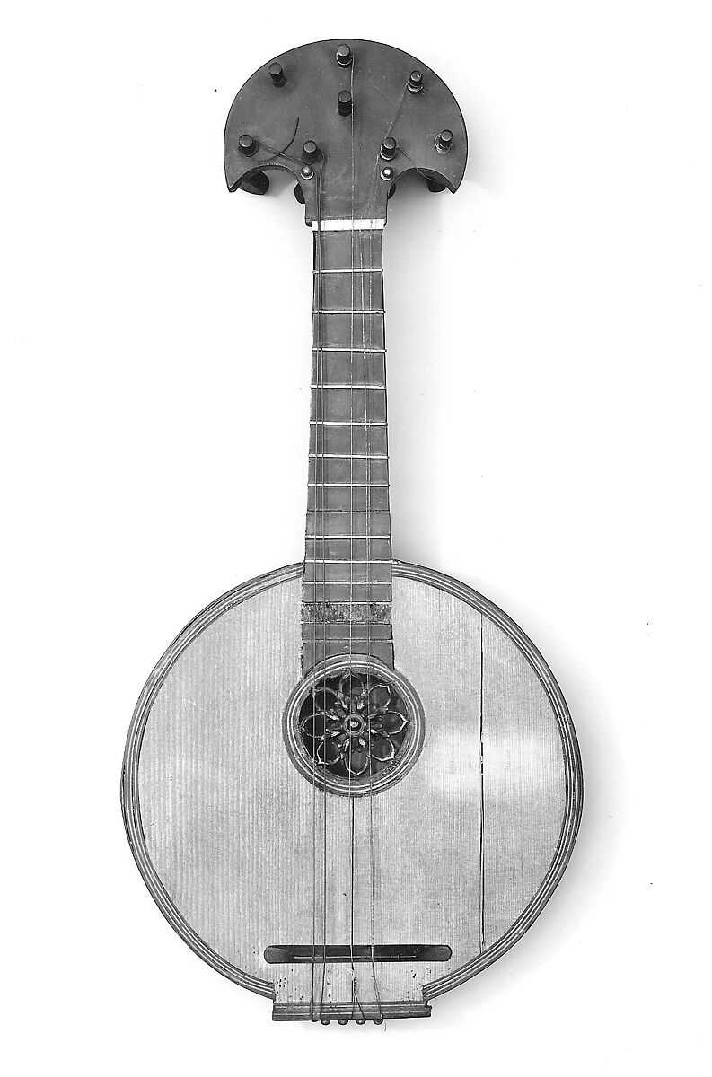 Mandolin, Wood, metal, European 