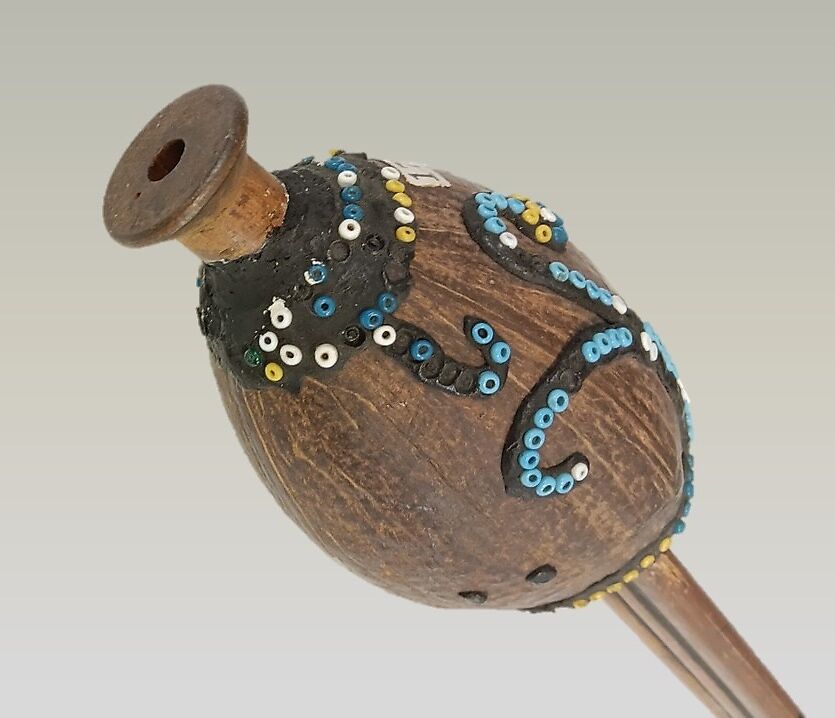 Reed Pipe, Bamboo, shell, wood, Melanesian (Fijian)