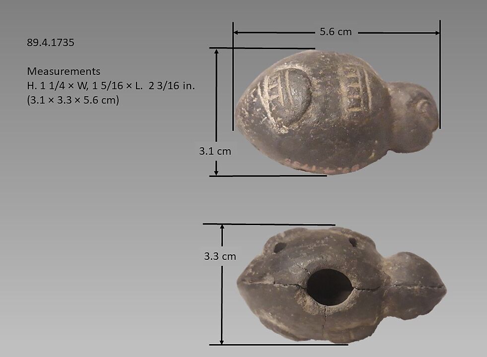 Bird Shaped Whistle, Pottery, Native American: (Baja Peninsula), Probably Tipai-Ipai