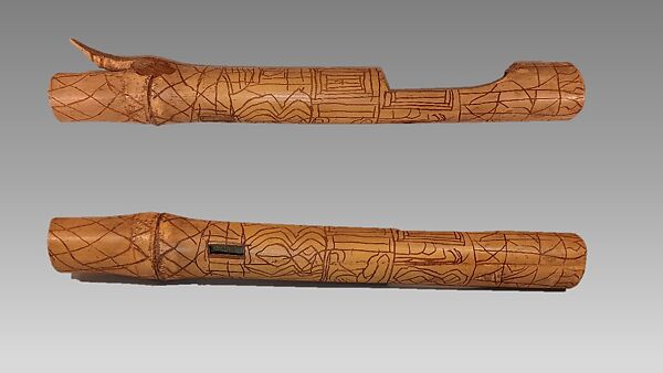 Flute, bamboo, Native American (Anawahtan) 