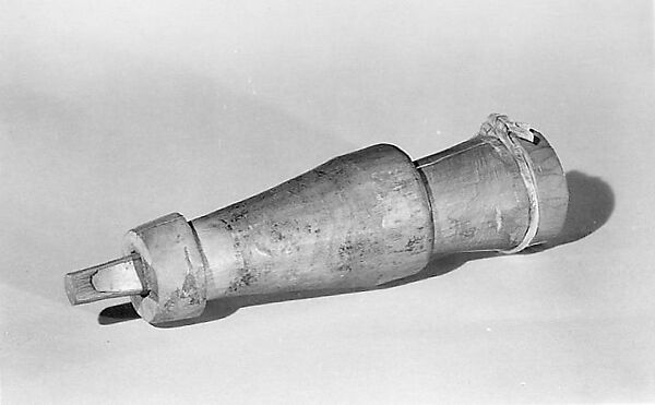 Moose Moose, wood, brass, hide, Native American (Sauk, Fox or Chippewa)