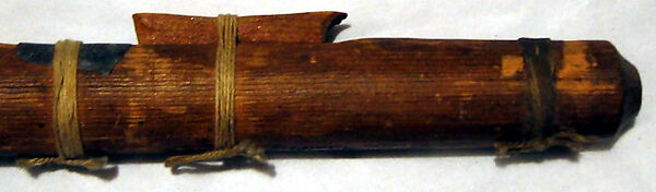 Ya-Ah-Gä-Dä-Wasta (flute), Wood, tin, Native American (Seneca, Tonawanda band)