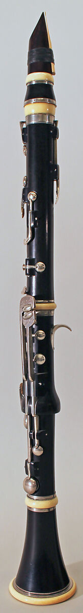 Clarinet in C, Graves &amp; Company, Grenadilla, ivory, silver, American
