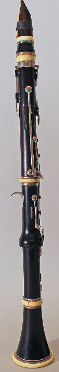 Clarinet in C, Graves &amp; Company, Grenadilla, ivory, silver, American