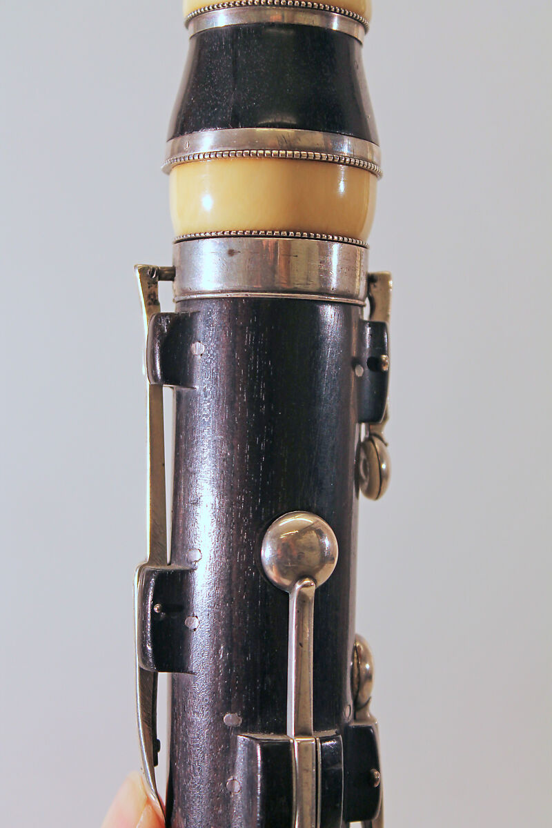 Clarinet in C, Graves &amp; Company, Grenadilla, ivory, silver, American