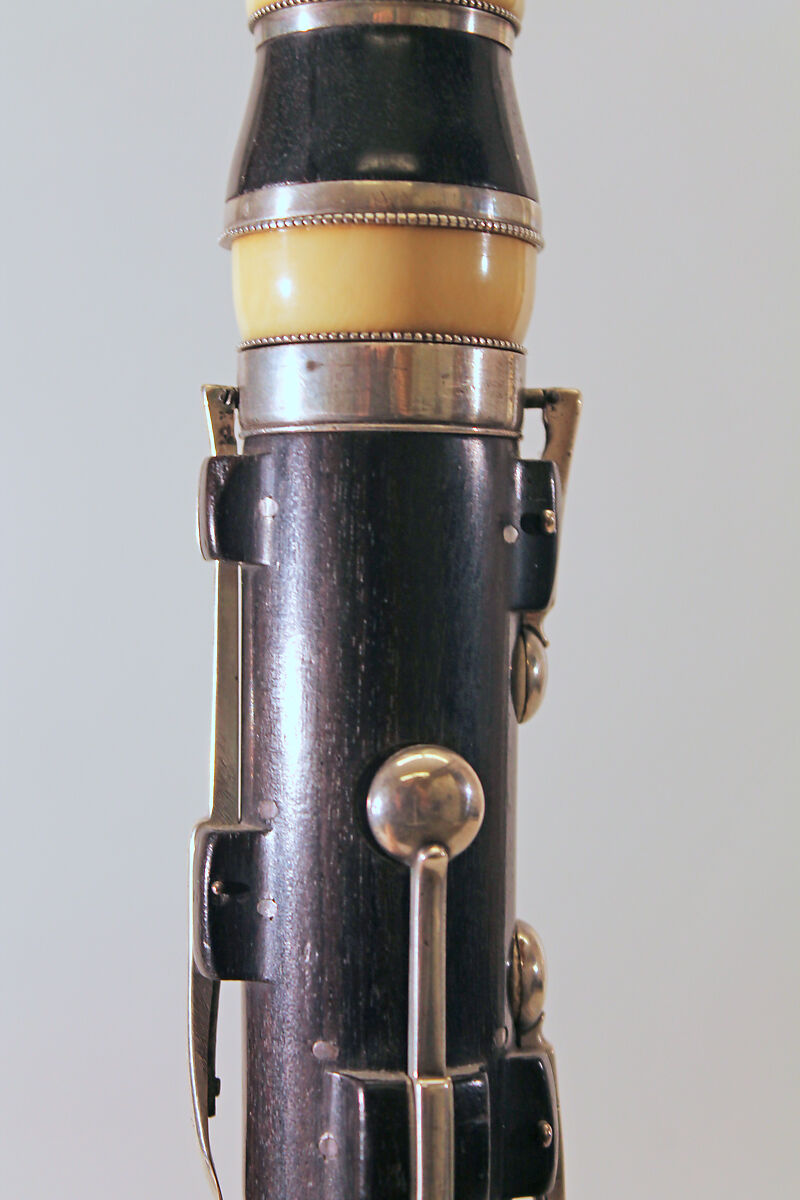 Clarinet in C, Graves &amp; Company, Grenadilla, ivory, silver, American