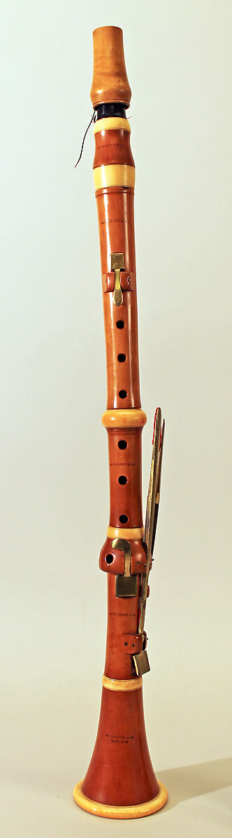 Clarinet in C, George Goulding Co. (British, founded London 1785), Boxwood, ivory, brass, British 