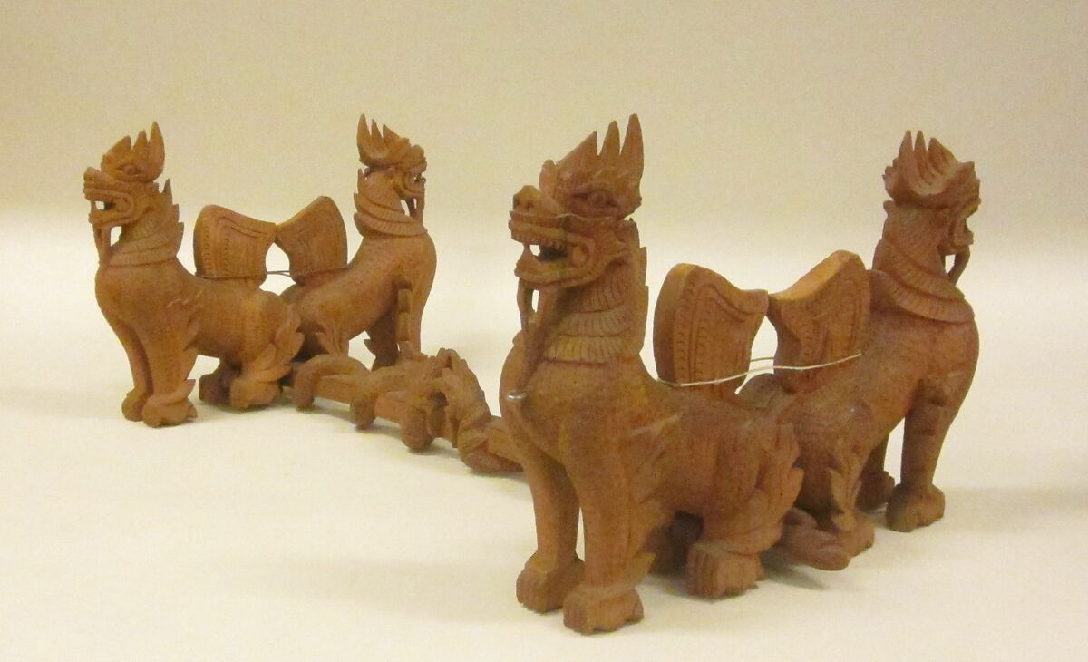 Saung-Gauk, Wood, various materials, Burmese