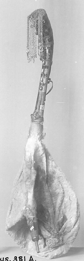 Gudastviri, Wood, brass, horn, sheepskin, glass, Georgian