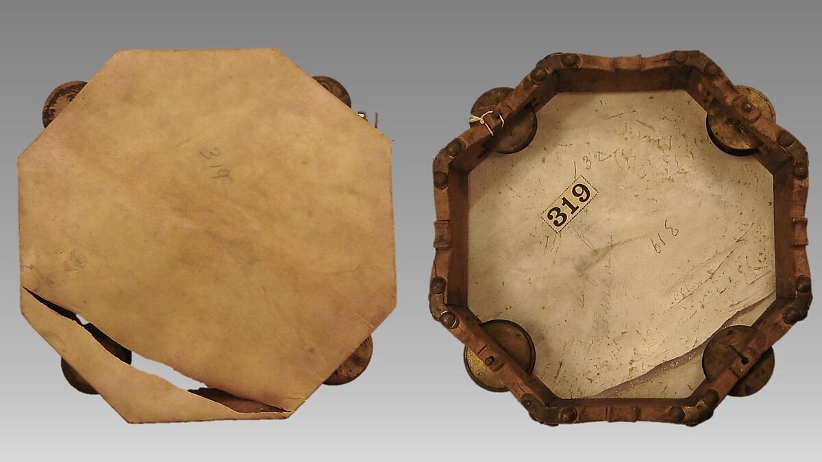 Daira, Brass, wood. mirror, Turkish 