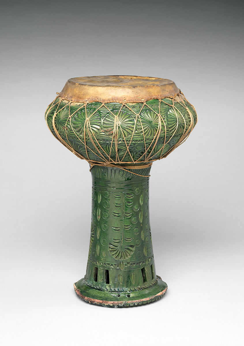 Darabukka, Clay, skin, wood, Middle East