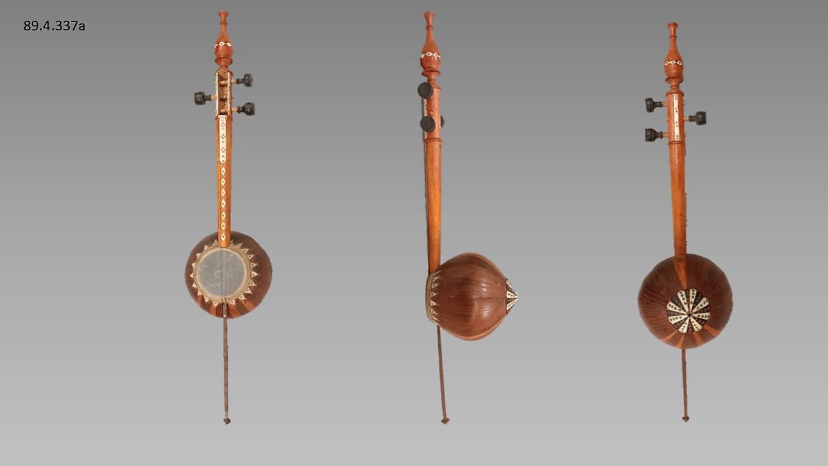 Kemangeh, Wood, bone, metal, fish skin, Turkish