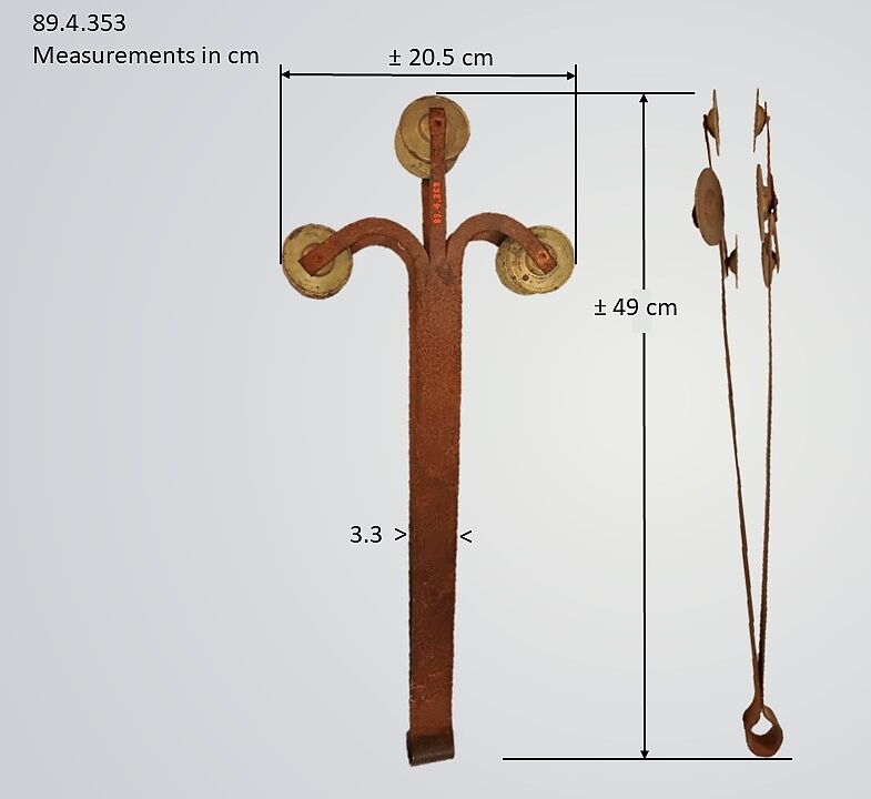 Zilli mașa, Iron and brass, Turkish