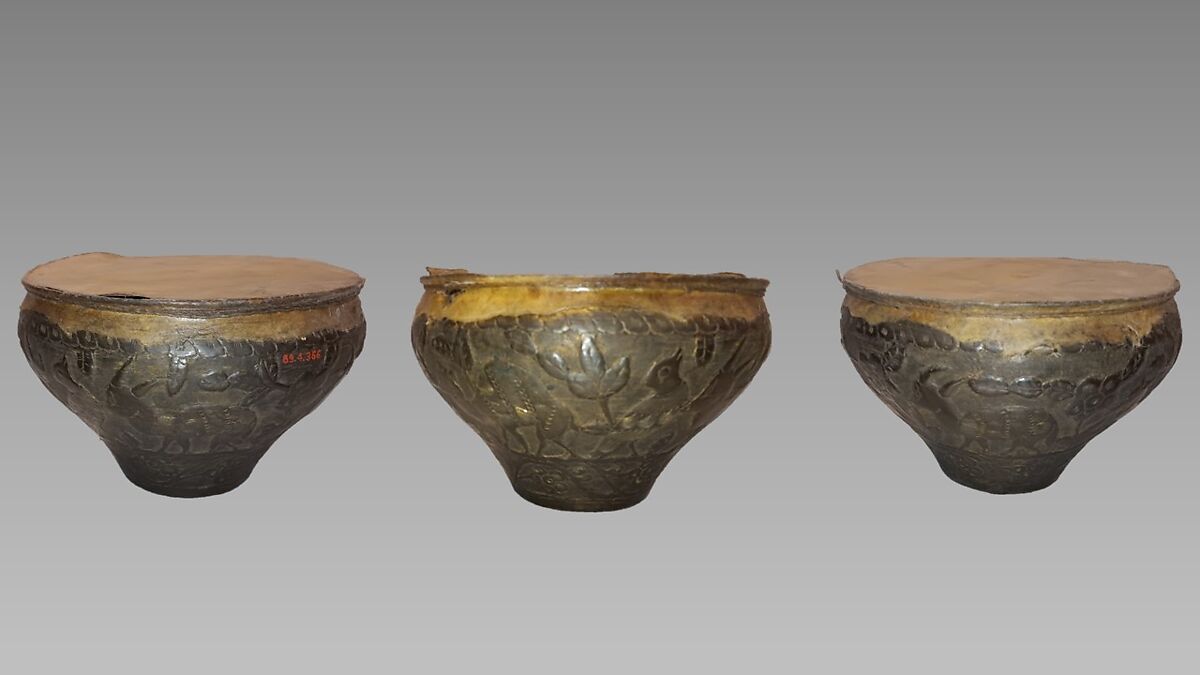 Naqqāra, brass, hide, Arabian