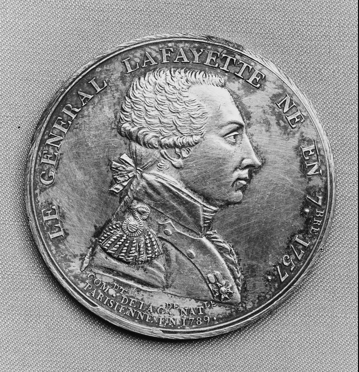 Medal of the Marquis de Lafayette, Silver
