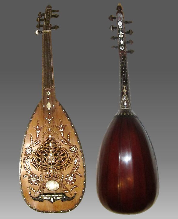 Quwaytara, Wood, mother-of-pearl, Moroccan