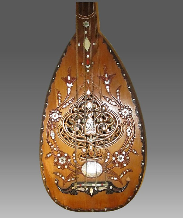 Quwaytara, Wood, mother-of-pearl, Moroccan