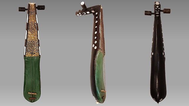 Rebab, Wood, parchment, metal, Algerian or Moroccan