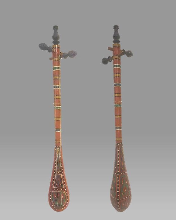 Guenbri, Wood,  parchment, Egyptian