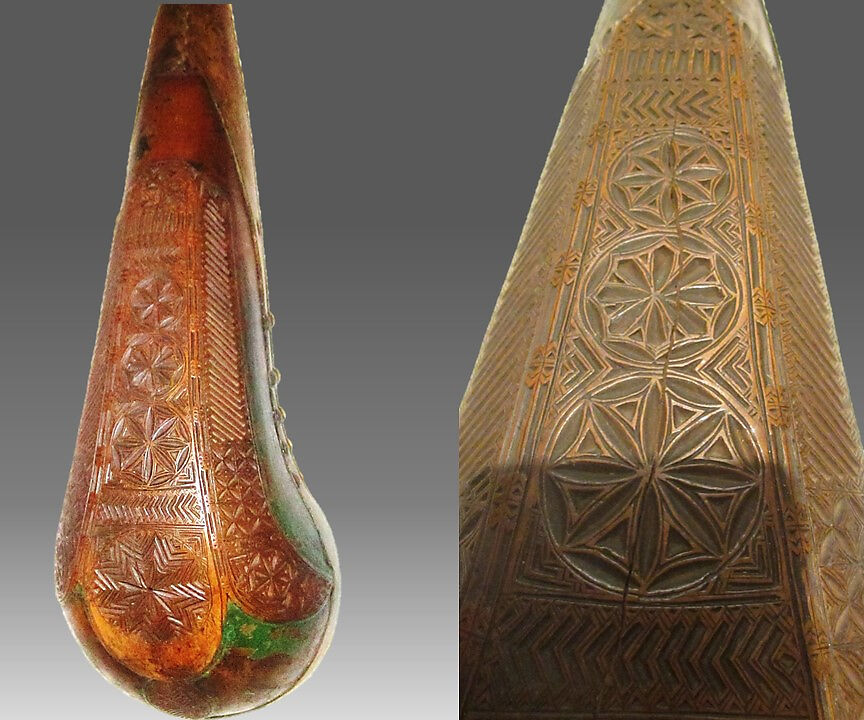 Gunibri, Wood, goat hide, metal, horn, possibly Egyptian