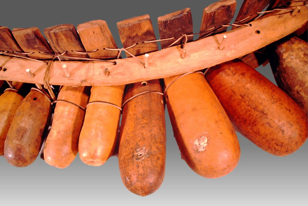 Xylophone, Wood, leather, probably South African