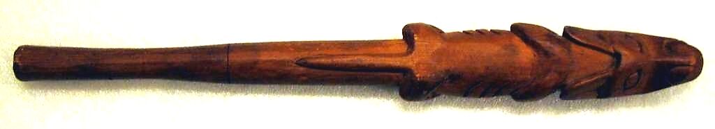 Frame Drum, Shonshone / Shoshonean, wood (ash?), skin (sheepskin), Native American (Shoshone)